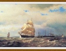 deHaasMauritzFH EarlyMorningOffLongIslandSound-We. ����, Mauritz FH