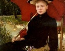 Knopp Imre The Red Parasol. , 