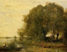 Corot Wooded Peninsula. , --