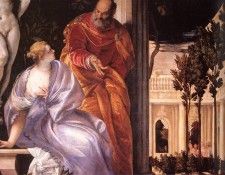 Veronese (Paolo Caliari) - Bathsheba Bathing detail (end. ��������, �����