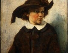 Courbet Portrait of a Young Girl, 1857, NG Washington. , 