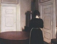 HAMMERSHOI INTERIOR 1899 TATE GALLERY. Hammershoi, 