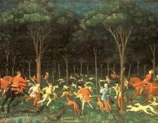 UCCELLO Paolo The Hunt In The Forest. , 