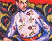 mashkov boy in embroidered shirt 1909. ������, ����