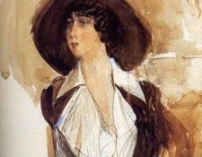 Donna Franca Florio Portrait 1912. Boldini, ��������
