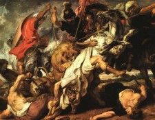Rubens Lion hunt 1616 Alte Pinakothek, Munich. ,  
