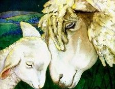 Time For Bed Tb 0008 Little Sheep JaneDyer sqs. , 