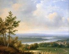 Kleijn Lodewijk Panoramic landscape[detail] Sun. Kleijn,  Johannes