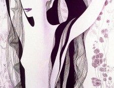 lrs Earle Eyvind Girl With Raven Hair. , 