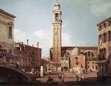 CANALETTO View Of Campo Santi Apostoli. 