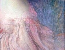 Edmond Aman Jean Femme en robe rose. ����-���� ������� ������