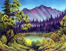 bob ross csg012 hidden lake. ����, ���