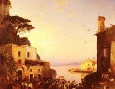 Corrodi Hermann David Solomon Processione A Sorrento. Corrodi   