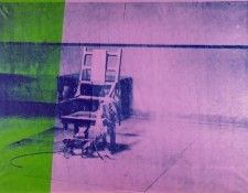 Warhol Big electric chair, 1967, Froehlich Collection, Stutt. , 