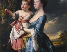 Wright Portrait of Sarah Carver and her daughter Sarah. , 