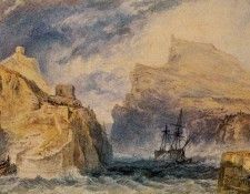 Turner Joseph Mallord William Boscastle Cornwall. ,   
