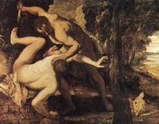 TINTORETTO KAIN OCH ABEL, 1550-1553, VENEDIG. ����������, �����