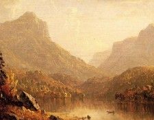 Gifford Sanford Robinson Lake Scene 1861. , Sanford 