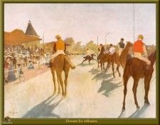 PO Degas 11 Devant les tribunes(1869-1872). , --