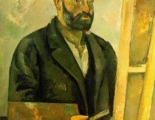 CeZANNE SELF PORTRAIT WITH PALETTE,1885-87, COLLECTION THE A. ������, ����