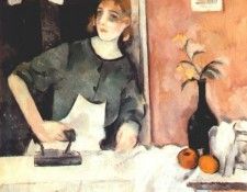 shevchenko woman ironing 1920. ��������