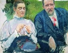 Портрет И.Ф,Тюменева с женой. 1890-е. reason