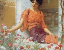 Godward Summer Flowers 1903. ,  