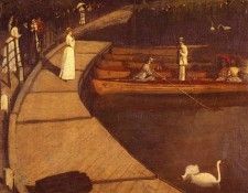 Greaves Walter The Boating Pond, Battersea Park. , 