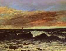 Courbet Gustave La Vague. �����, ������