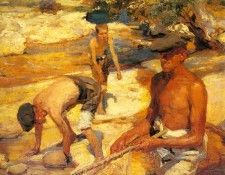 Sotomayor Y Zaragoza Fernando Alvarez De Mending The Nets. ,  