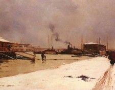 Vauthier Pierre Louis Leger Bas Port Du Pont De Tolbiac. �����, ���� ��� ����