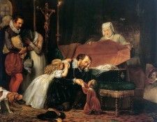 Dyck van Antoon Rubens mourning his wife Sun. ,  