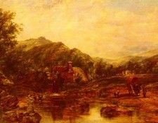 Watts Frederick Waters A Mill Stream Among The Hills. ,  