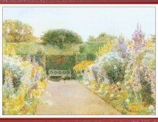 ElgoodGeorgeSamuel PeacockInAGarden-We (f121). Elgood ������ �������