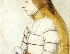 Holbien the Younger Portrait of Anna Meyer.   