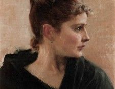 Edelfelt Albert Portrait of a Young Lady. , 