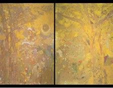 Redon Arbre sur fond jaune. 1901, 149x185, Musee dOrsay. , 
