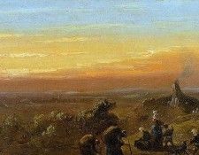 Tavenraat Johannes Moor landscape Sun. Tavenraat, 