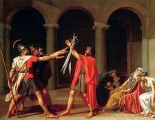 The Oath of the Horatii. , -