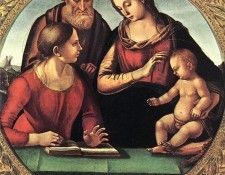 SIGNORELLI Luca Madonna And Child With St Joseph And Another Saint. , 