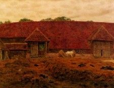 Boyce George Price The Old Barn At Whitchurch. ,  