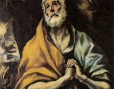 El Greco The Repentant Peter ca 1600, 93.6x75.2 cm The Phill. , -
