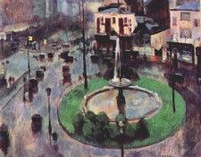 kanayama heizo, place pigalle in the rain 1915. �������