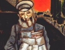 chagall the newspaper vendor 1914. �����, ����