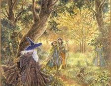 QMan IE RoT 747 Gollum Held Captive by the Elves. Edelfeldt, 
