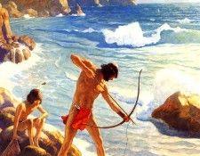 lrs-WyethNC-The First Maine Fisherman-7. ,  
