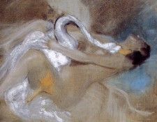 Leda con Cisne. Boldini, ��������