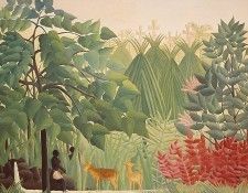 The Waterfall, Rousseau, 1910 - 1600x1200 - ID 8149. , 