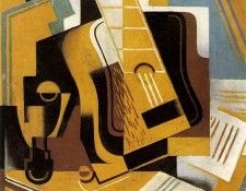 Gris The guitar, 1918, 81x59.5 cm, Telefonica de Espana, S.A. ����, ����
