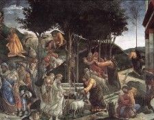 Botticelli Scenes from the Life of Moses. , Alessandro